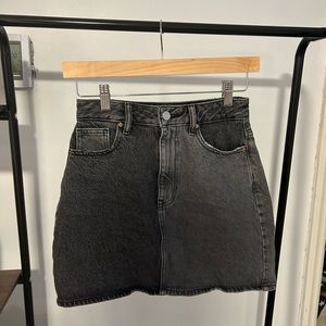 25” waist PacSun two toned denim skirt
